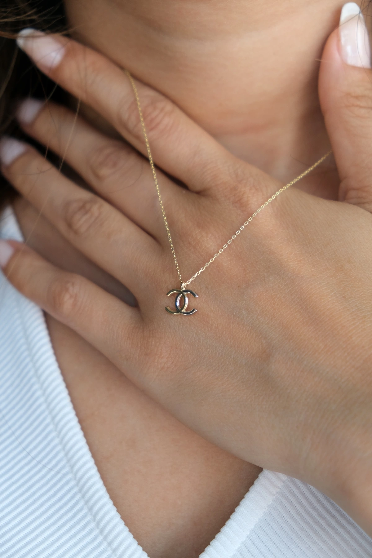 Asil 14 Ayar Özel Tasarım Altın Kolye KLY3184