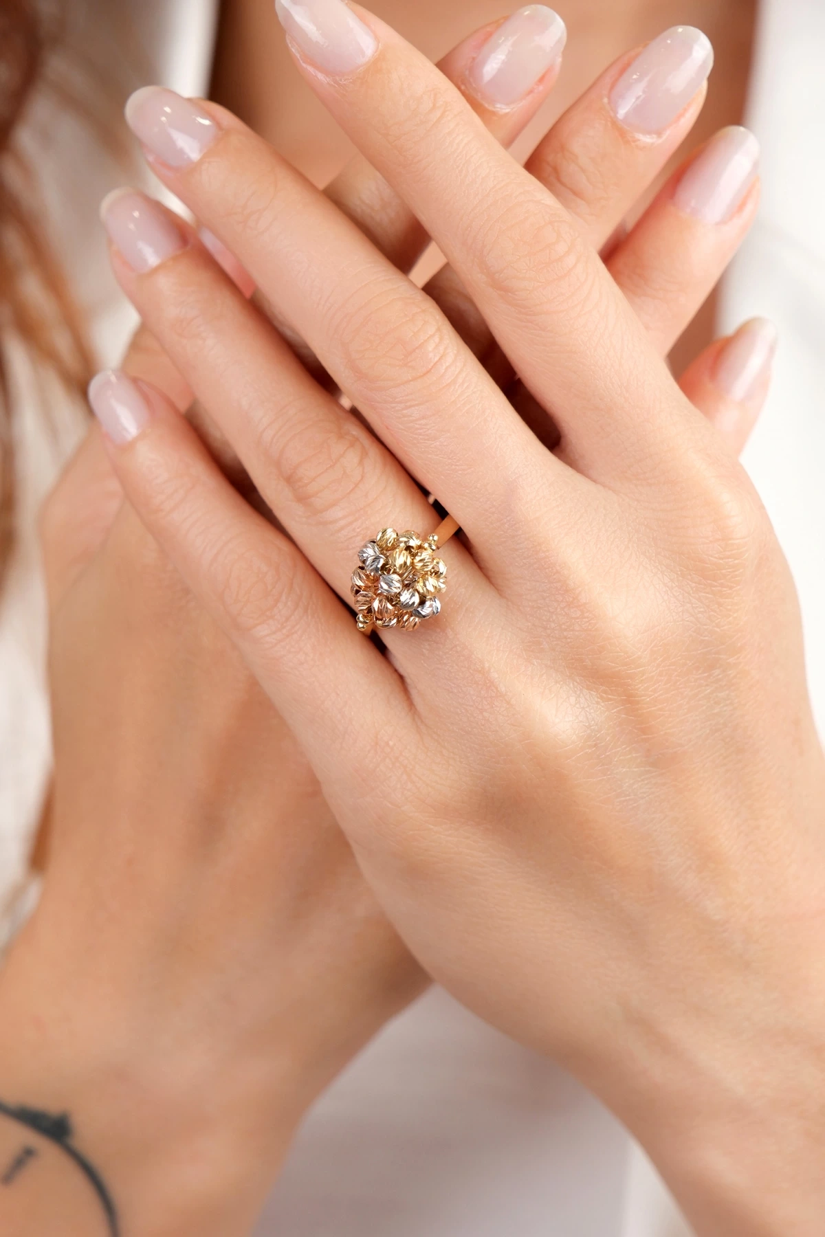 Asil 14 Ayar Dorikalı Altın Yüzük YZK3304