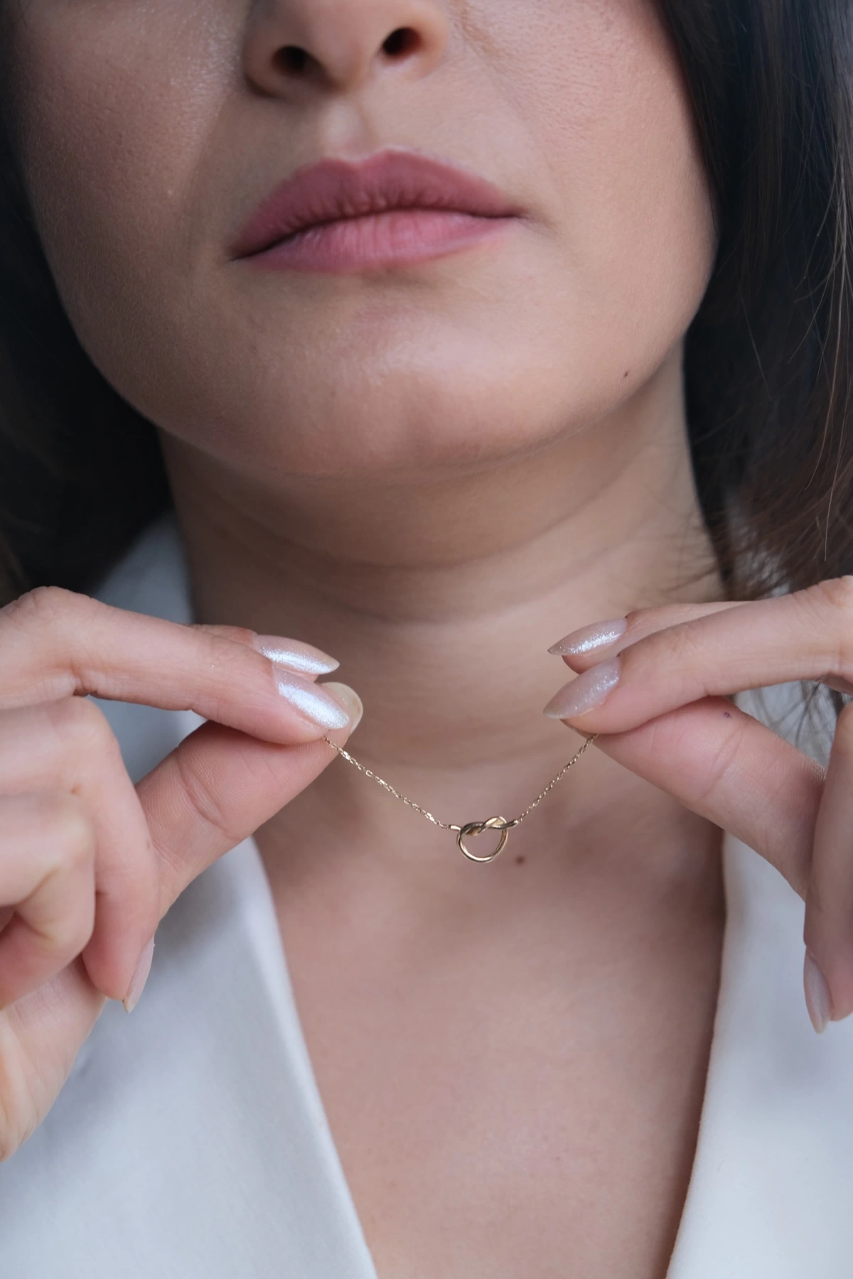 Asil 14 Ayar Düğüm Altın Kolye Kly3682