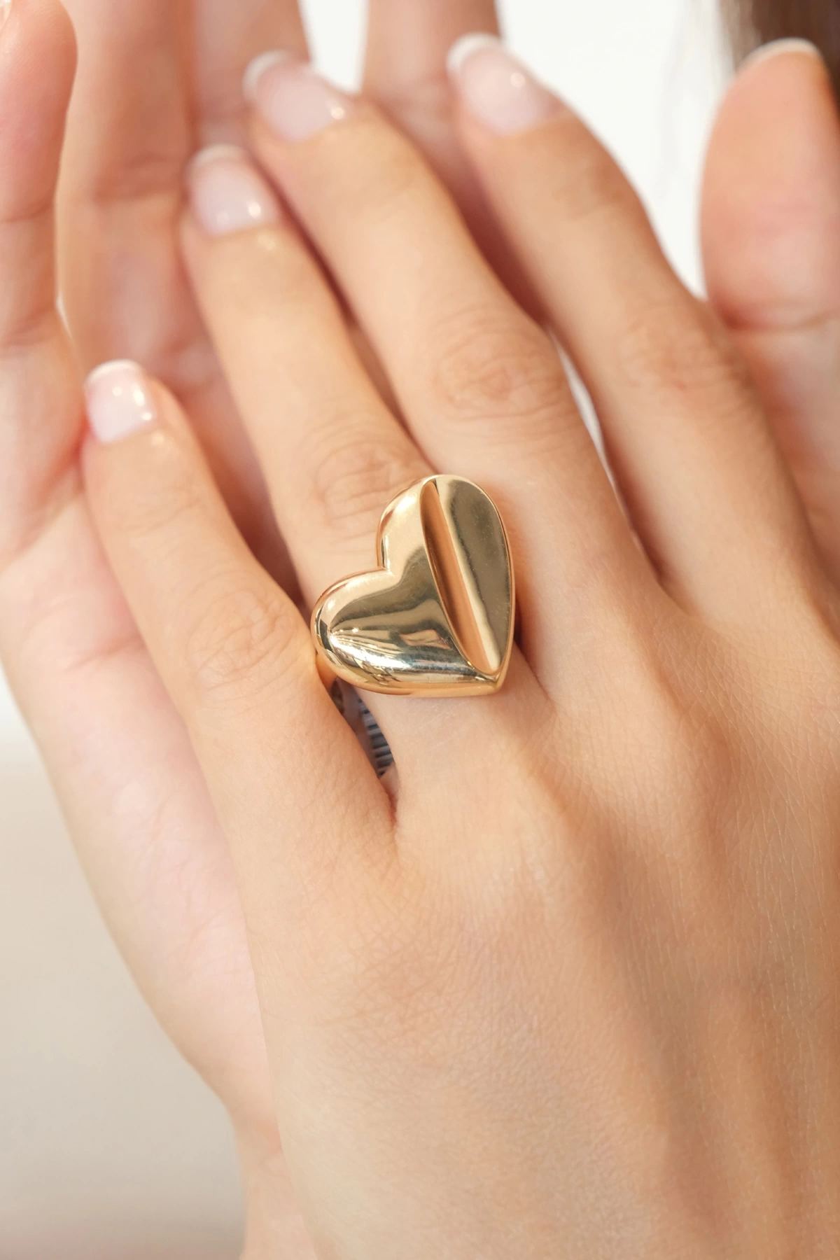 Asil 14 Ayar Kalpli Altın Yüzük YZK3516