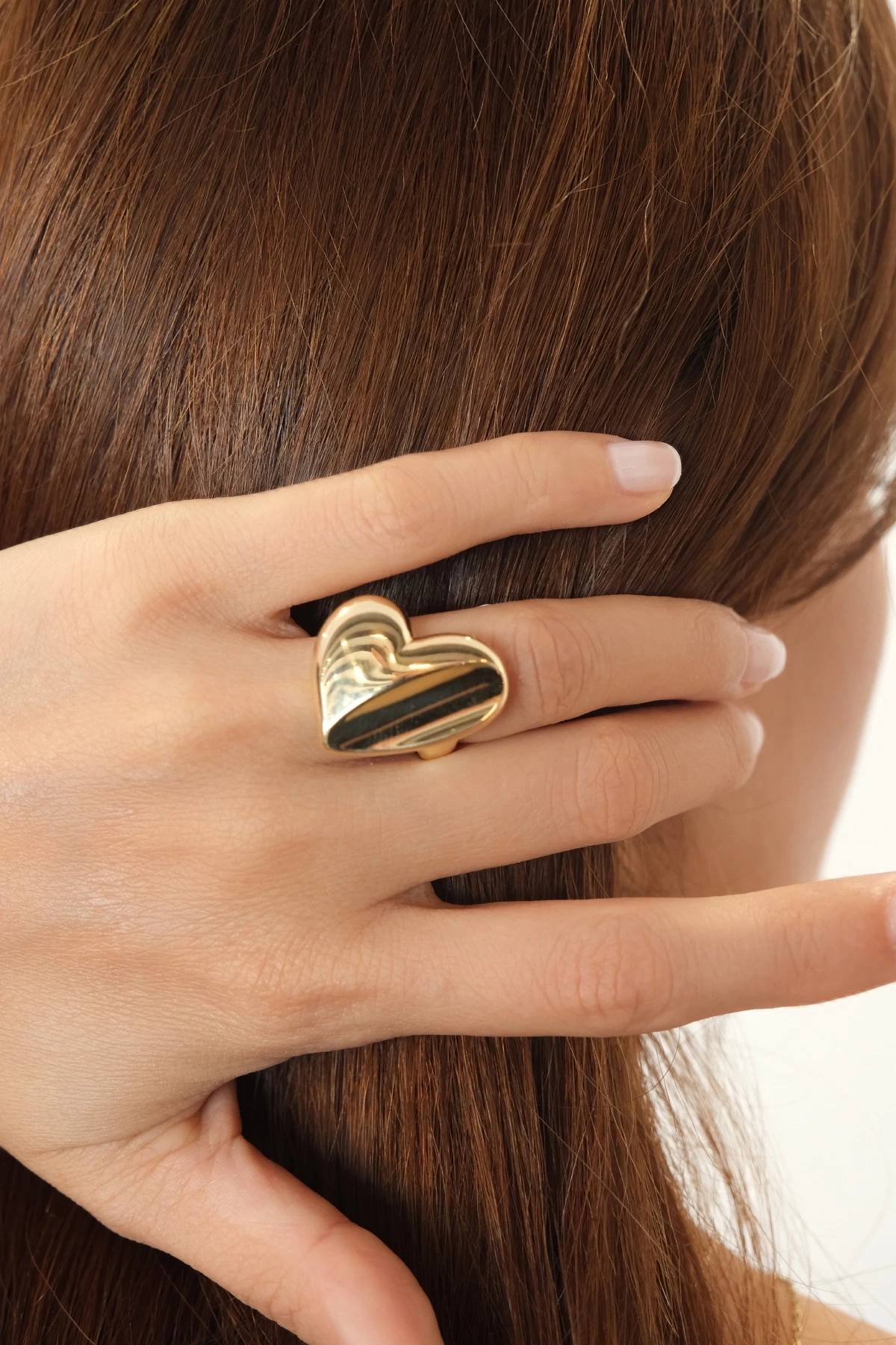 Asil 14 Ayar Kalpli Altın Yüzük YZK3516