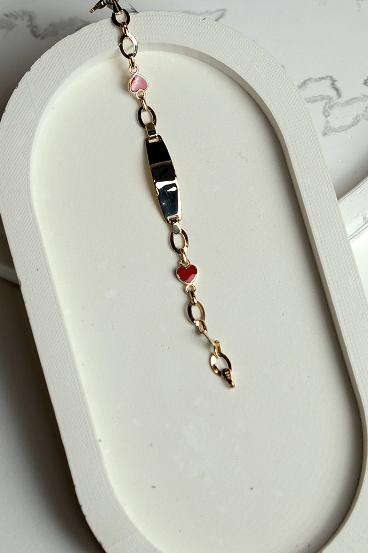 Asil 14 Ayar Kalpli Çocuk Altın Künye BLK4039