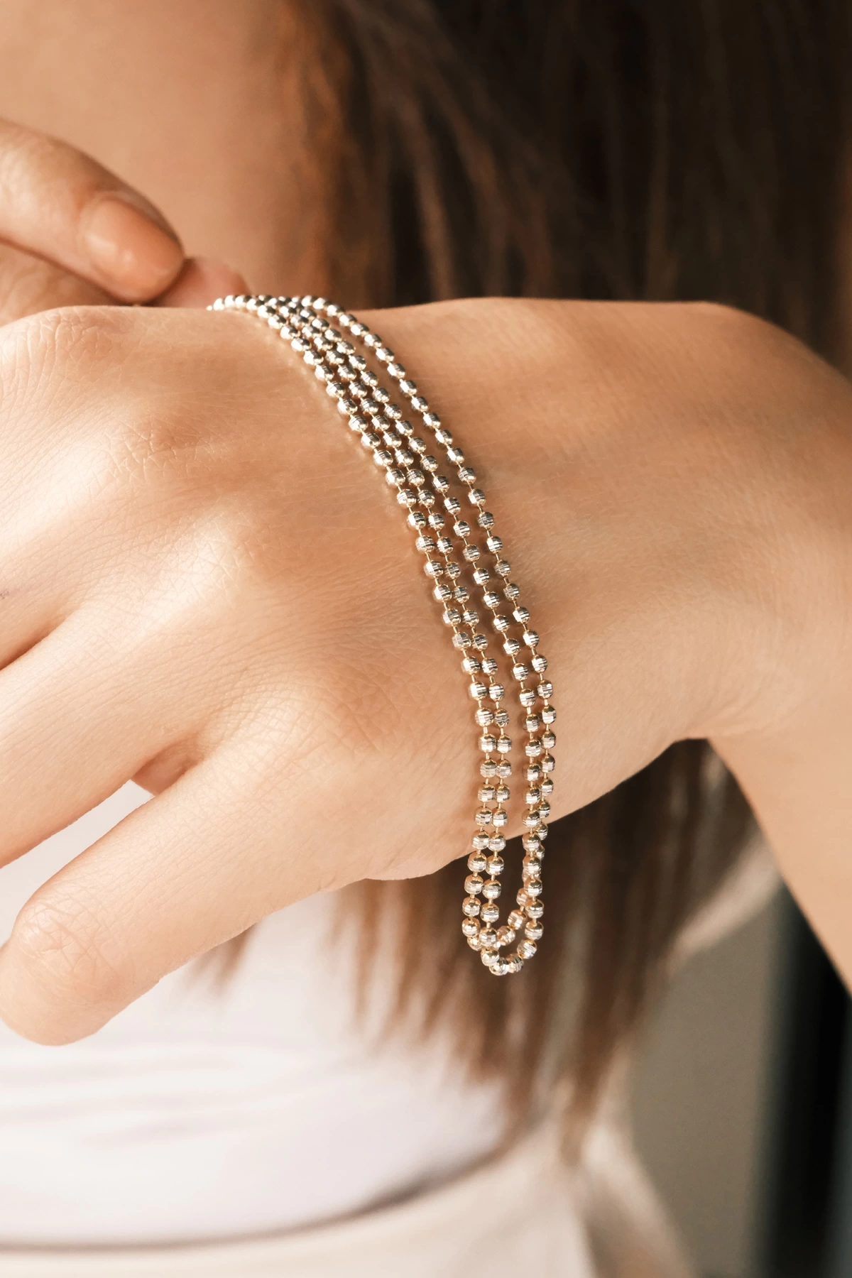 Asil 14 Ayar Tırnak Makası Modeli Altın Zincir Kolye ZNC2618