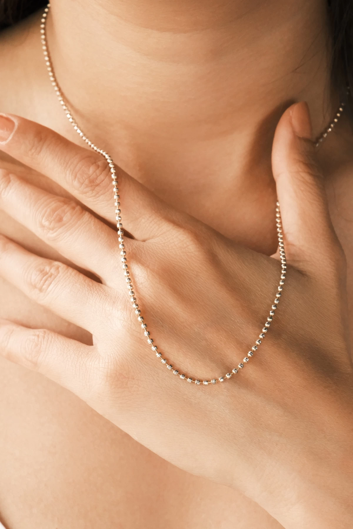 Asil 14 Ayar Tırnak Makası Modeli Altın Zincir Kolye ZNC2618