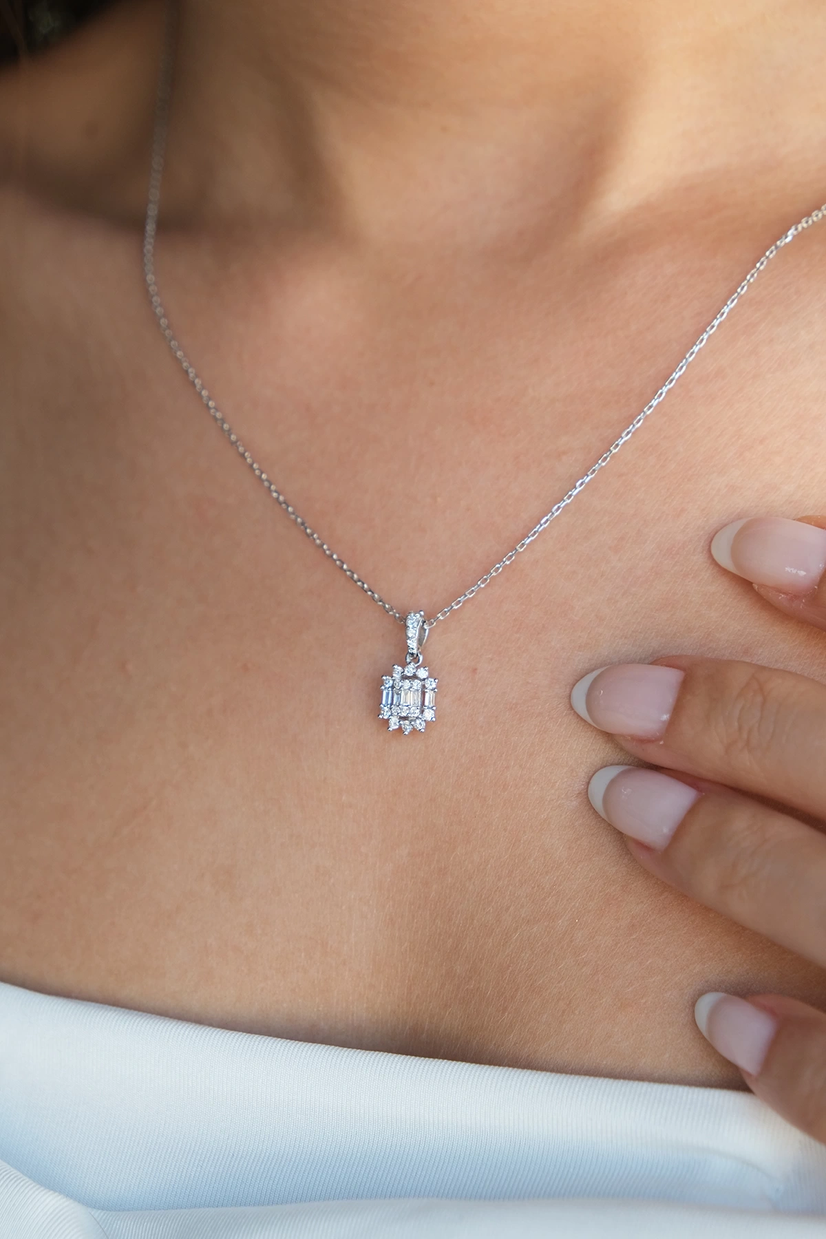 Asil Baget Pırlanta Kolye PIR3412