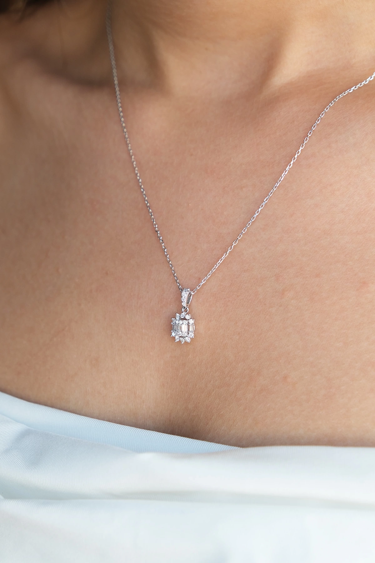 Asil Baget Pırlanta Kolye PIR3412