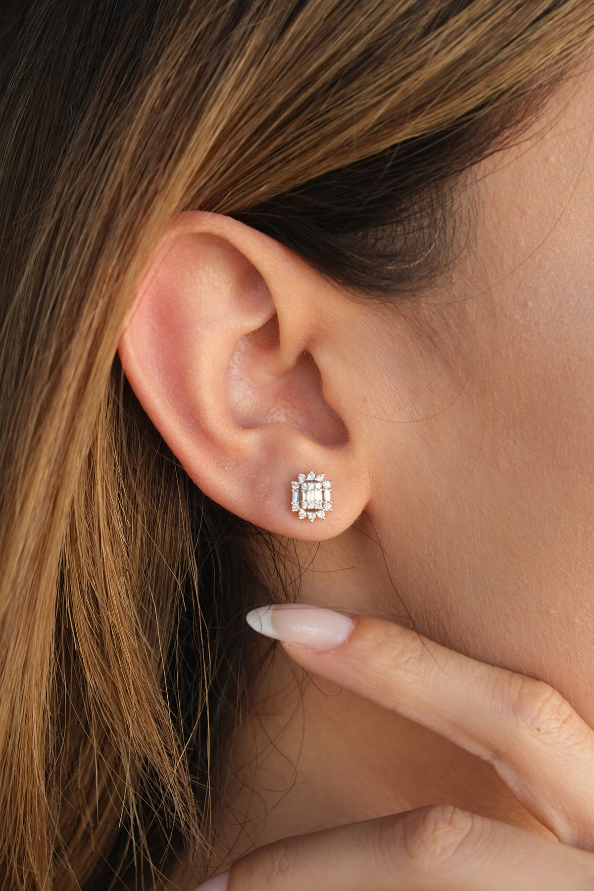 Asil Baget Pırlanta Küpe PIR3410