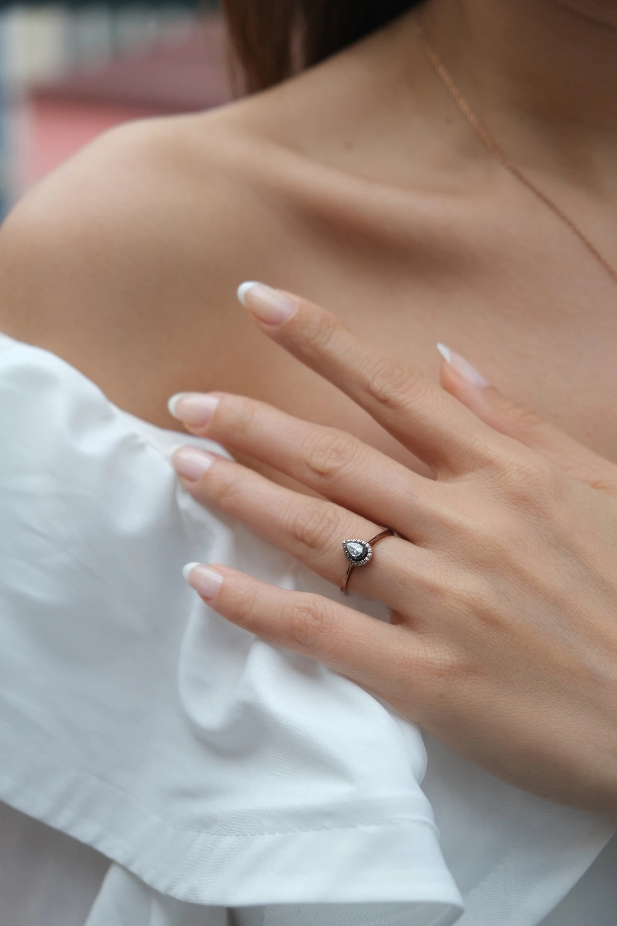 Asil Damla Model Elmas Yüzük ELM1486