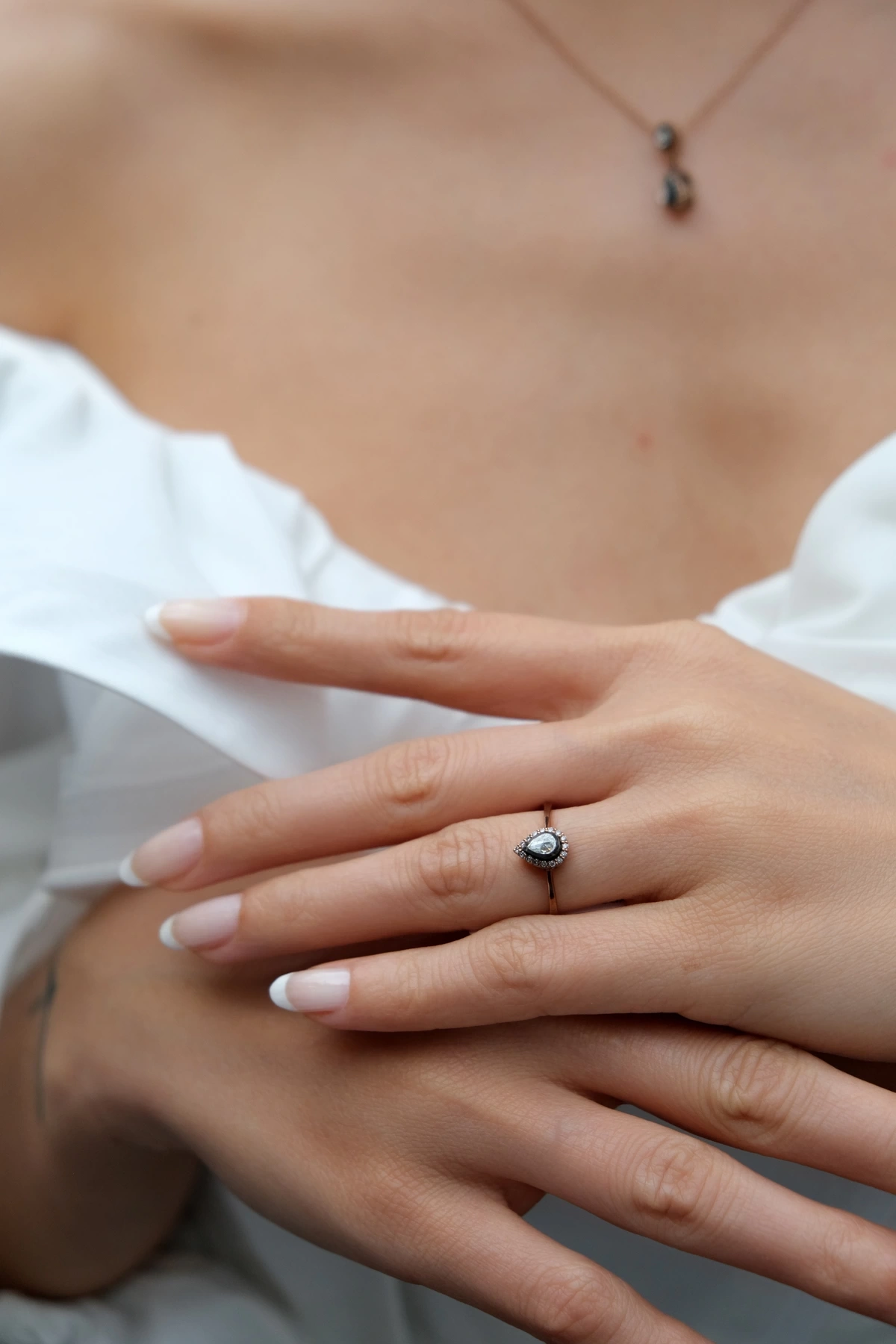 Asil Damla Model Elmas Yüzük ELM1486