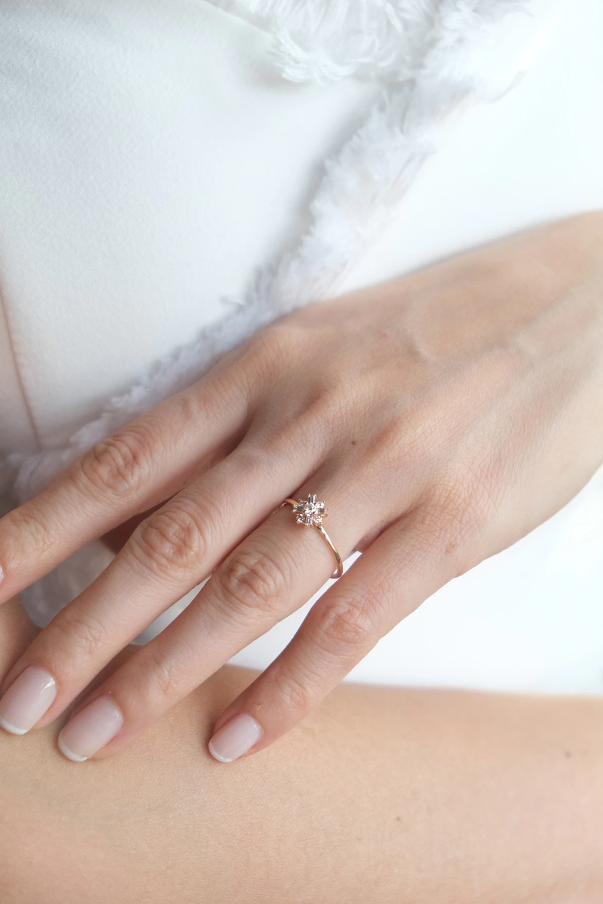 Asil Kar Tanesi Pırlanta Yüzük PIR4111