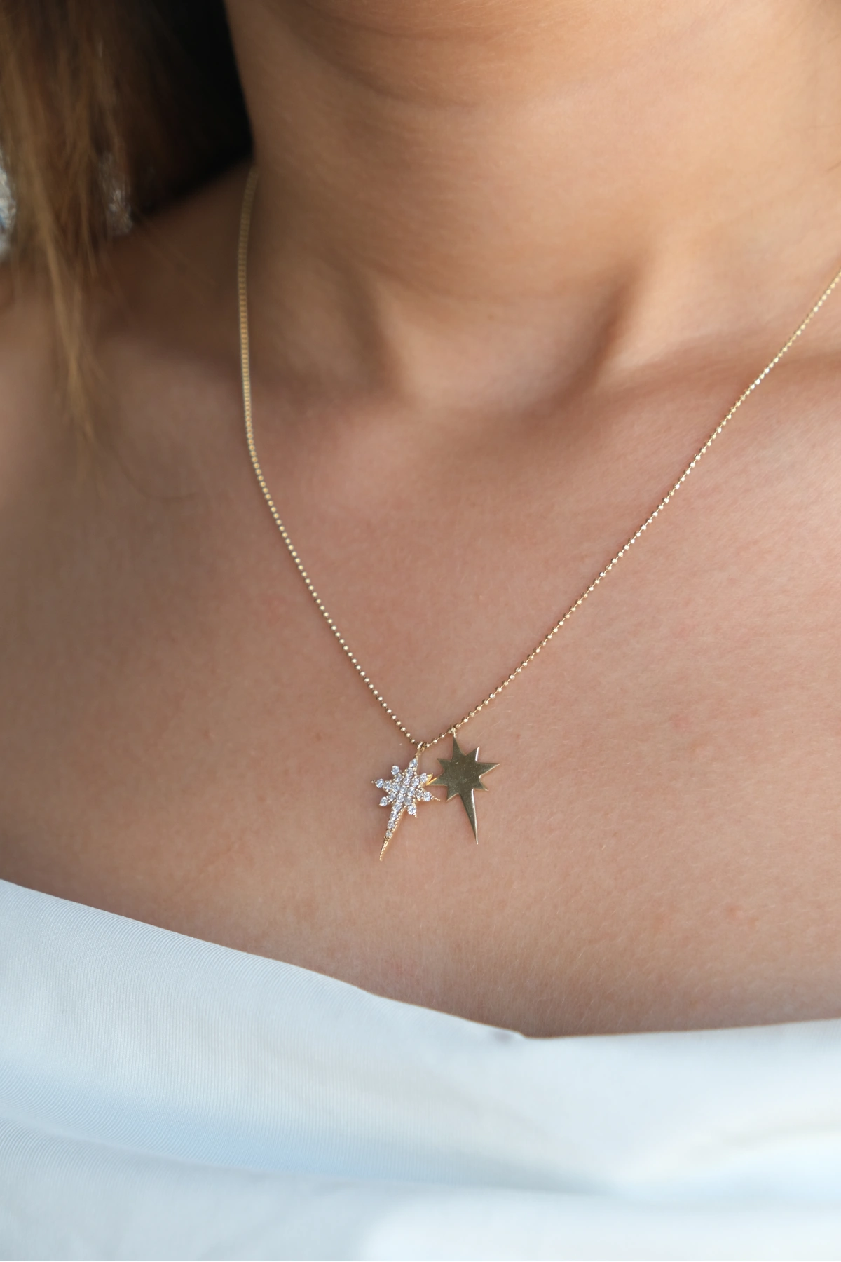 Asil Kuzey Yıldızı Pırlanta Kolye PIR3856