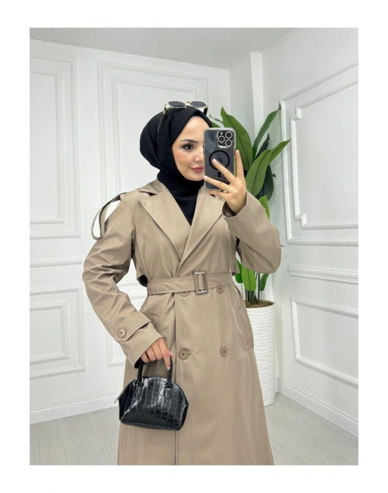 Astarlı Vizyon Rengi Trençkot