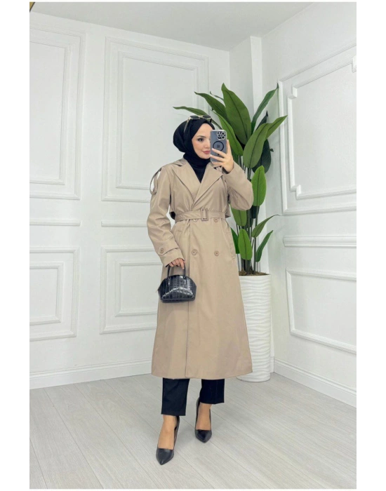 Astarlı Vizyon Rengi Trençkot