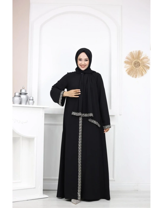 FERACE ABAYA UZUN TESETÜR ELBİSE