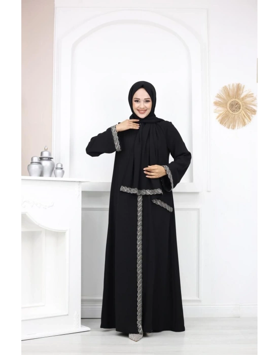FERACE ABAYA UZUN TESETÜR ELBİSE