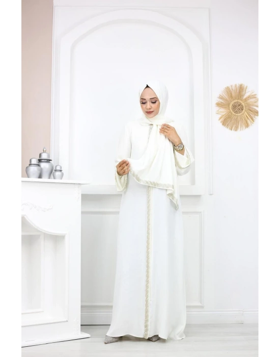 FERACE ABAYA UZUN TESETÜR ELBİSE