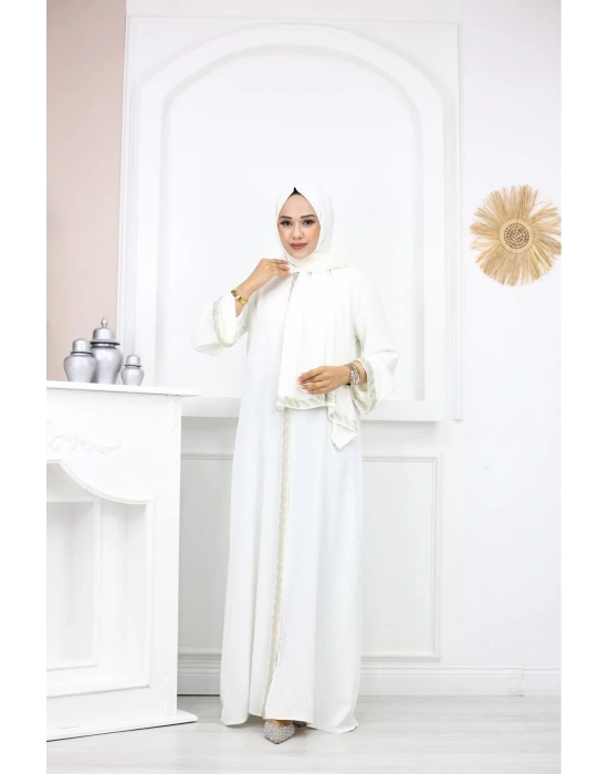 FERACE ABAYA UZUN TESETÜR ELBİSE