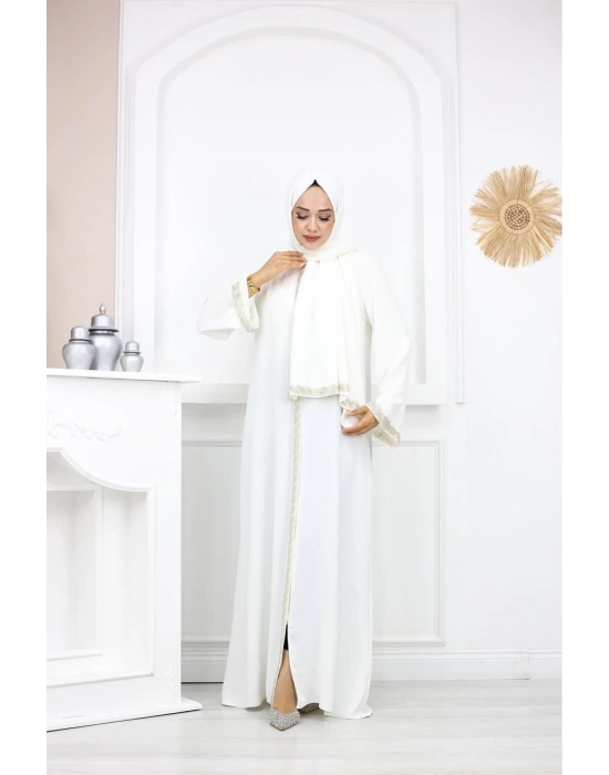 FERACE ABAYA UZUN TESETÜR ELBİSE