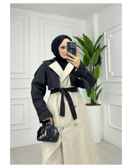 TREÇKOT BELDEN BAĞLAMALI REGLAN KOL