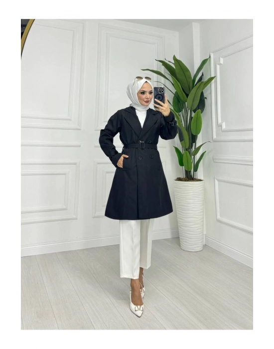 Astarlı Çağla  Rengi Trençkot