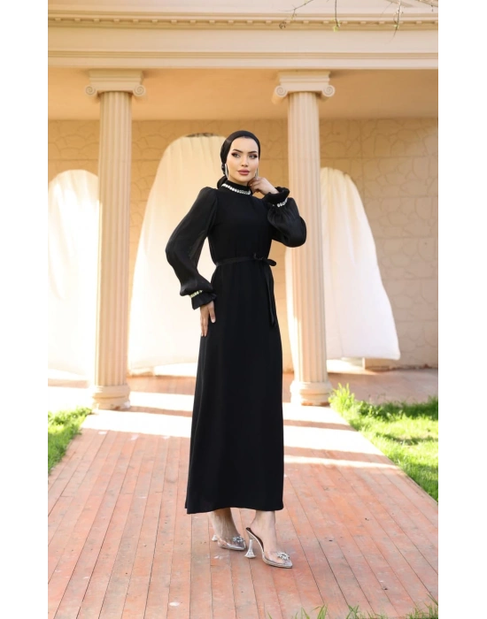 ARZU ELBİSE ABİYE SİYAH