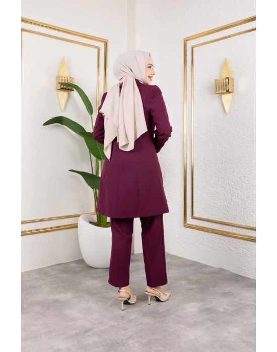 Beste Ceket Takım - BORDO
