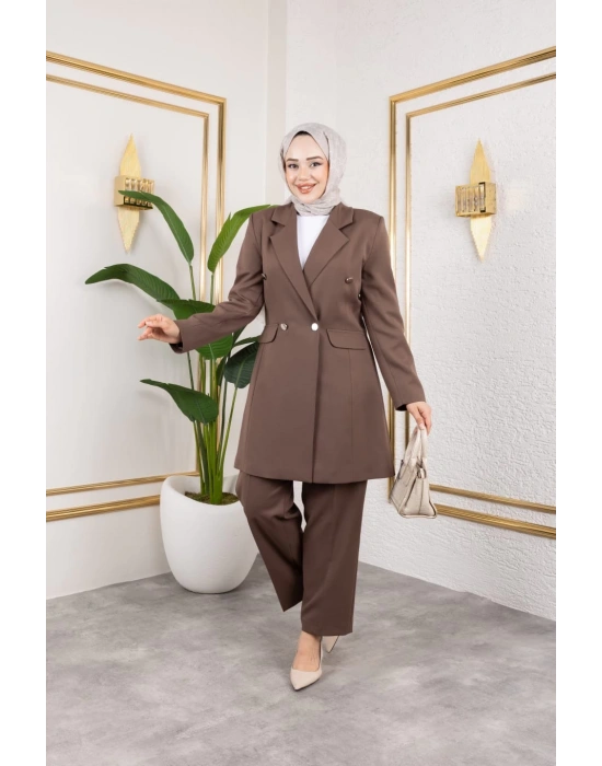 Beste Ceket Takım - KAHVE