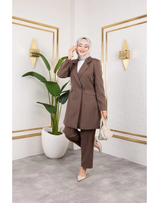 Beste Ceket Takım - KAHVE