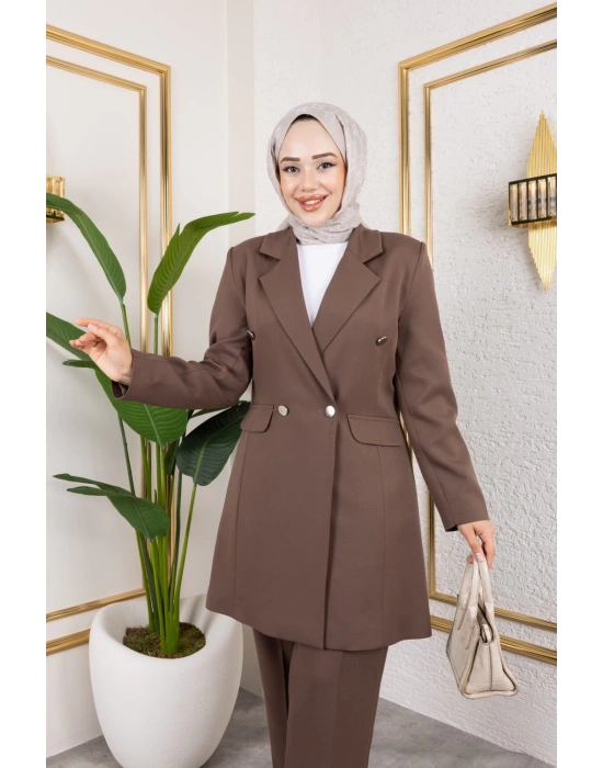 Beste Ceket Takım - KAHVE