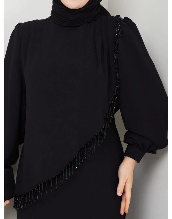 HANDAN ELBİSE SİYAH