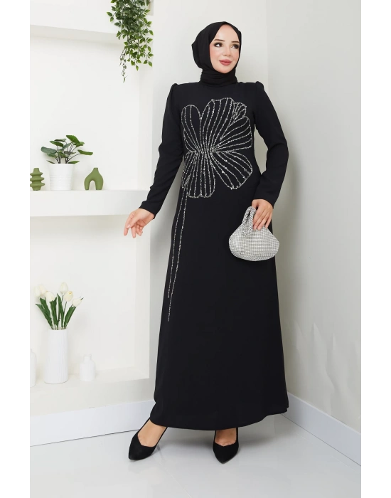 Hülya Abiye Elbise - Siyah