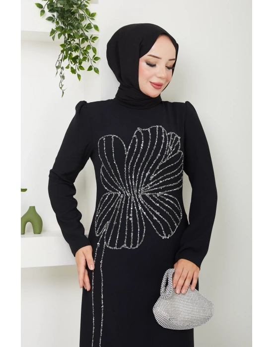 Hülya Abiye Elbise - Siyah
