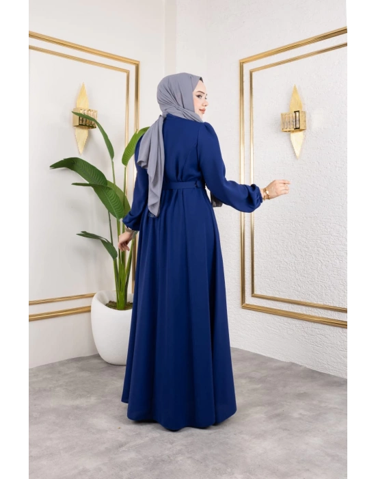 İlknur Elbise - Saks