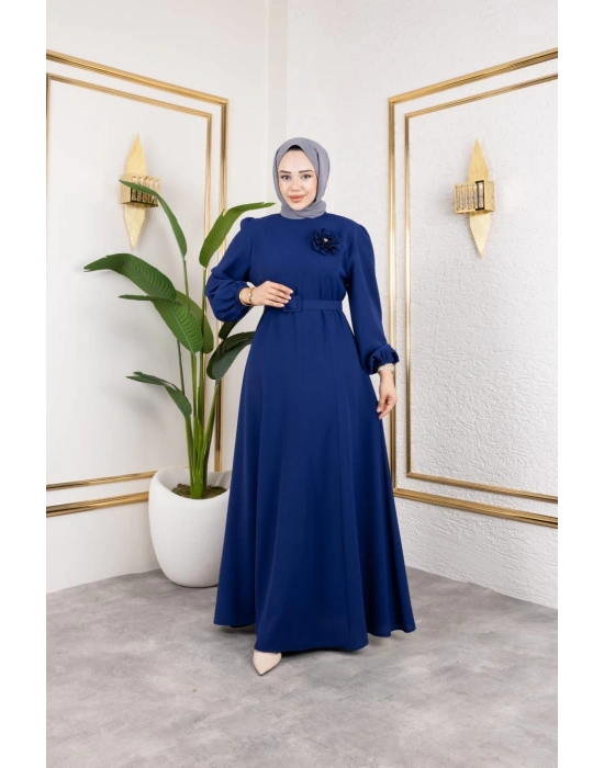 İlknur Elbise - Saks