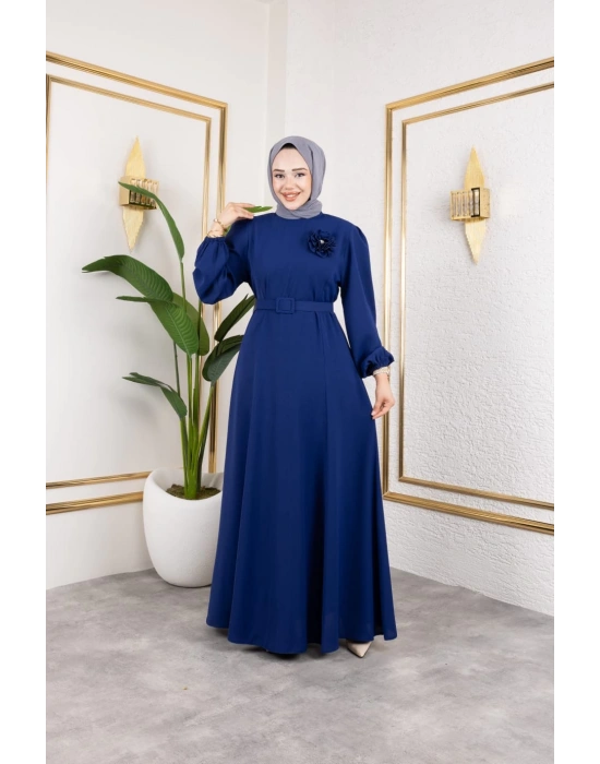 İlknur Elbise - Saks