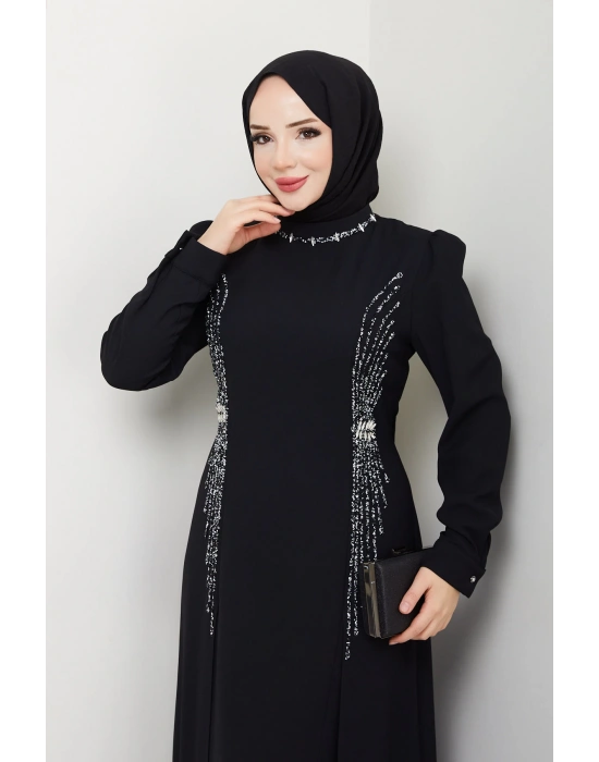 MELEK ABİYE - SİYAH