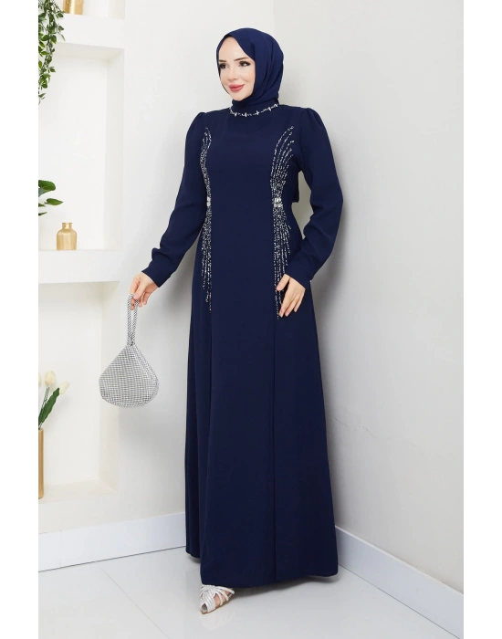 MELEK ABİYE LACİVERT