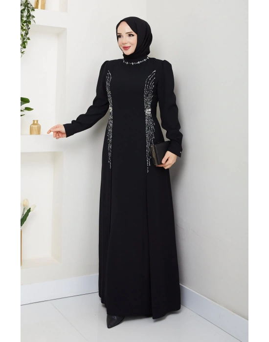 MELEK ABİYE - SİYAH