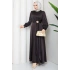 ALİYE TESETTÜR ELBİSE Kahve