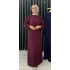 HANDAN ELBİSE bordo