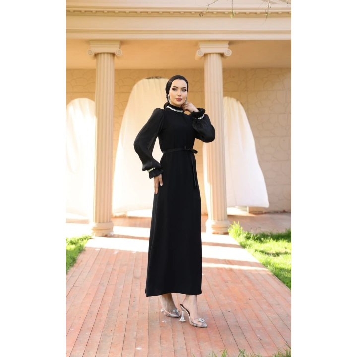 ARZU ELBİSE ABİYE SİYAH