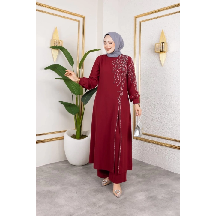 Cansel Takım - Bordo