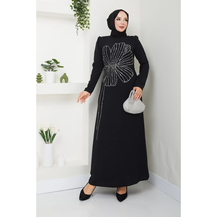 Hülya Abiye Elbise - Siyah