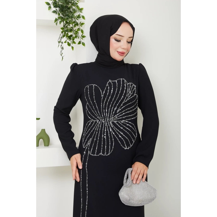 Hülya Abiye Elbise - Siyah