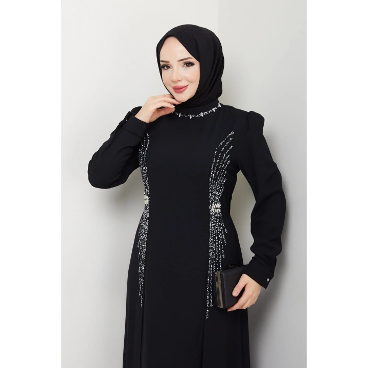 MELEK ABİYE - SİYAH