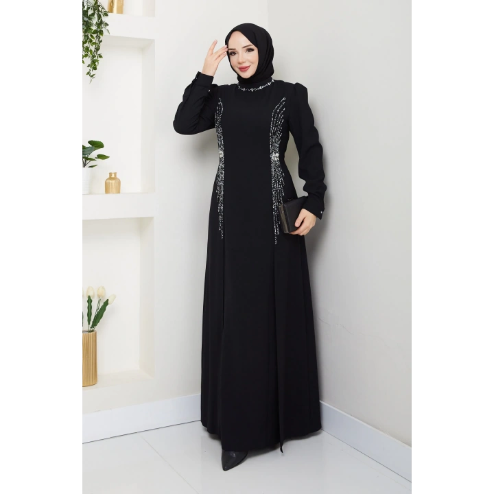 MELEK ABİYE - SİYAH