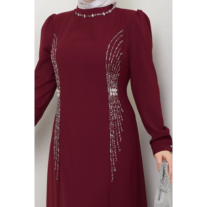 MELEK ABİYE BORDO