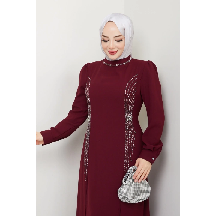 MELEK ABİYE BORDO