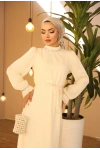 ARZU ELBİSE ABİYE BEJ