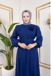 İlknur Elbise - Saks